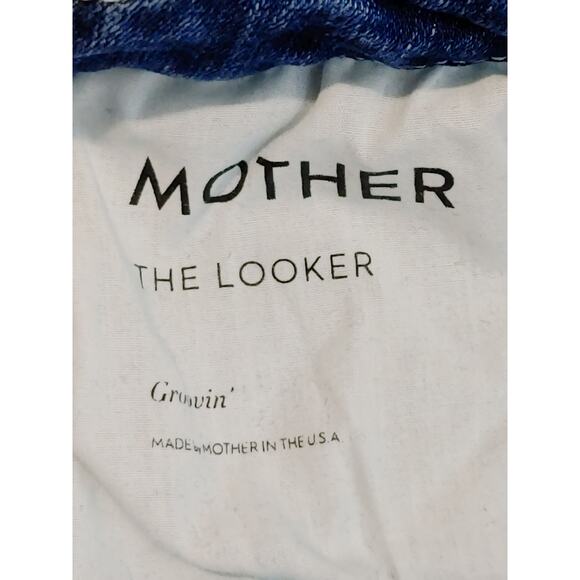 MOTHER The Looker Skinny Denim Jeans High Rise Medium Wash Blue Womens Waist 26 - Picture 5 of 8